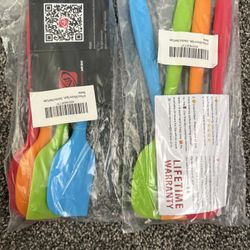 Smaller 4 pk multi color Silicone spatulas