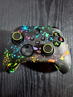 Custom Paint Splatter Xbox One series controller