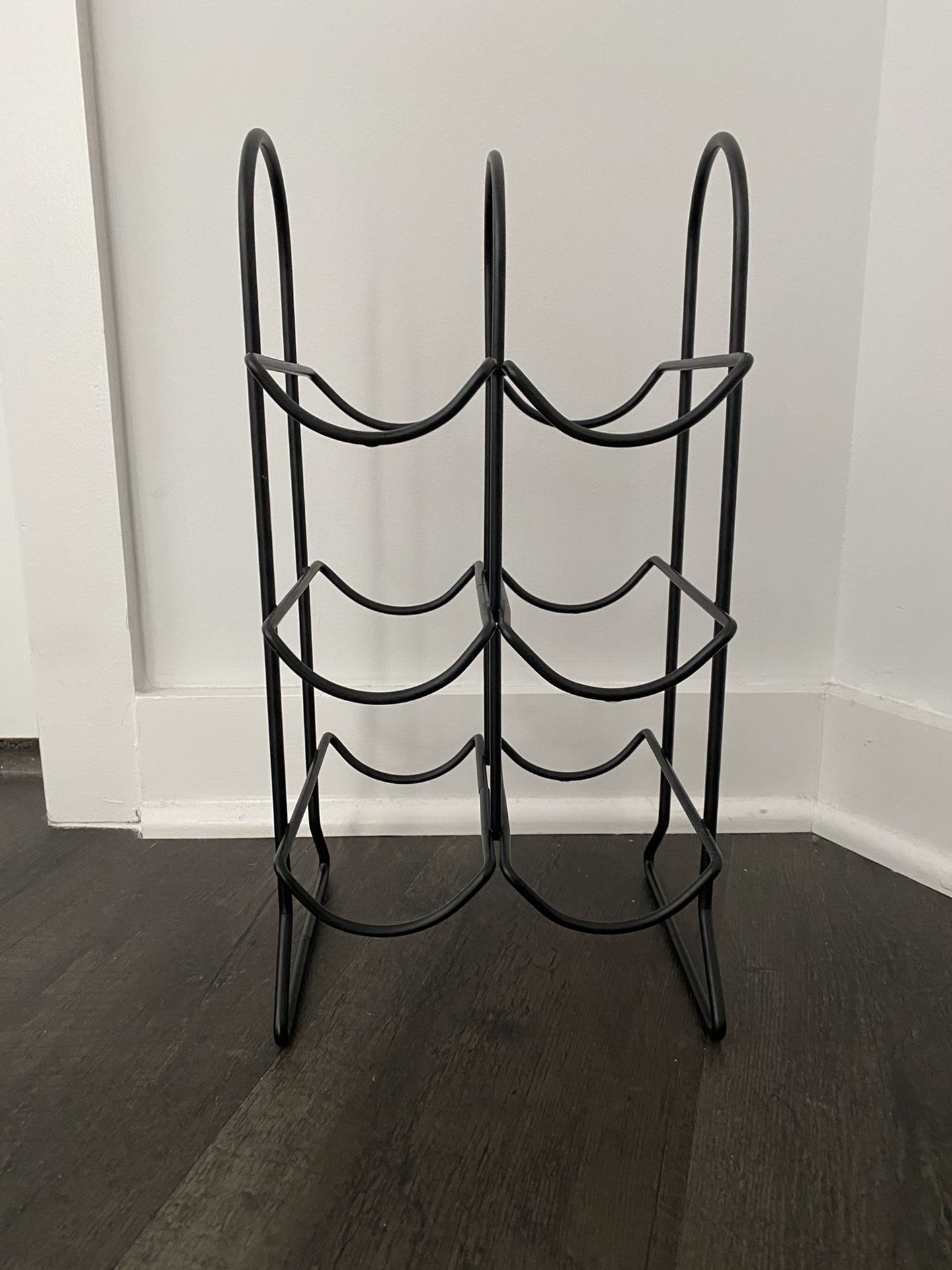 Wrought iron wine rack