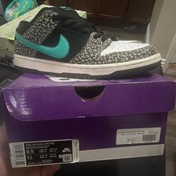 Nike SB Dunk Low Pro Elephant Atmos Size 9.5