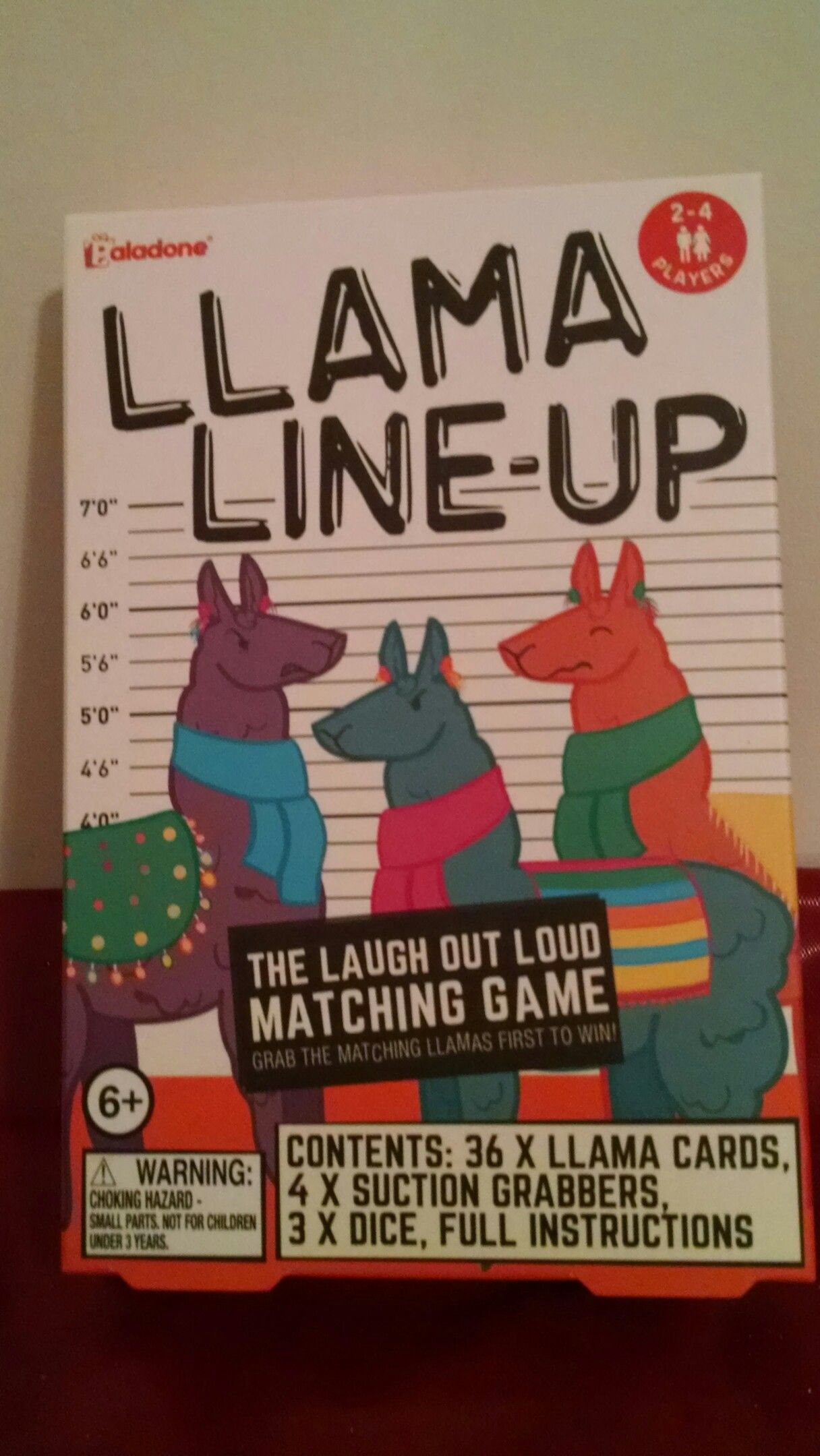 Llama Line-Up Matching Game