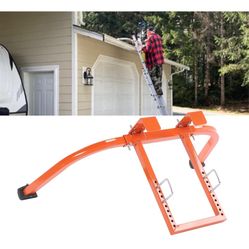 Heavy Duty Steel Ladder Roof Hook, Rubber Grip T Bar