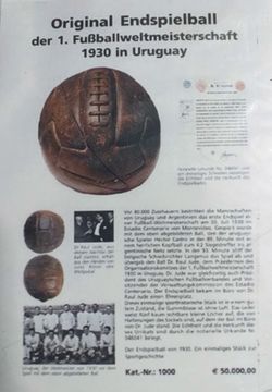Original Endspieball 1930 in Uruguay