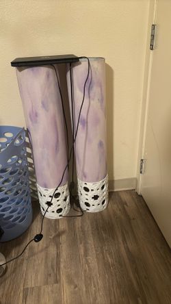 purple Marble Lamps
