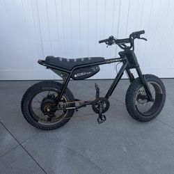 Super 73 Adventure Z  Electric Bike Black And gold 