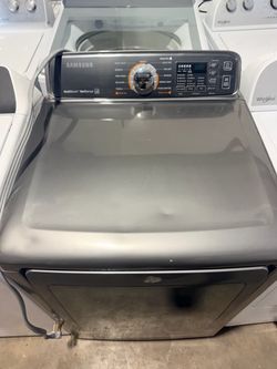 Samsung dryer electric super capacity gray