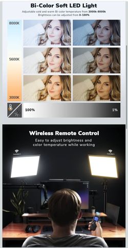 LED Video Light Kit Panel Lights