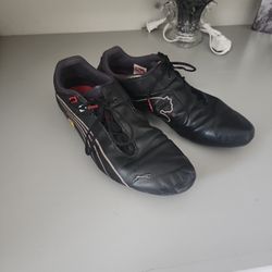 Scuderia Ferrari Future Cat (low‑top) in Black‑Rosso Corsa 