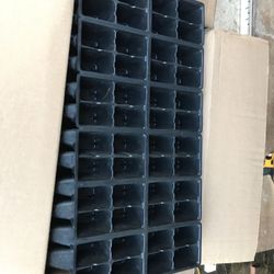 4 cell seed trays Nursery Seed Starting Tray 100 trays $40 firm new never used
