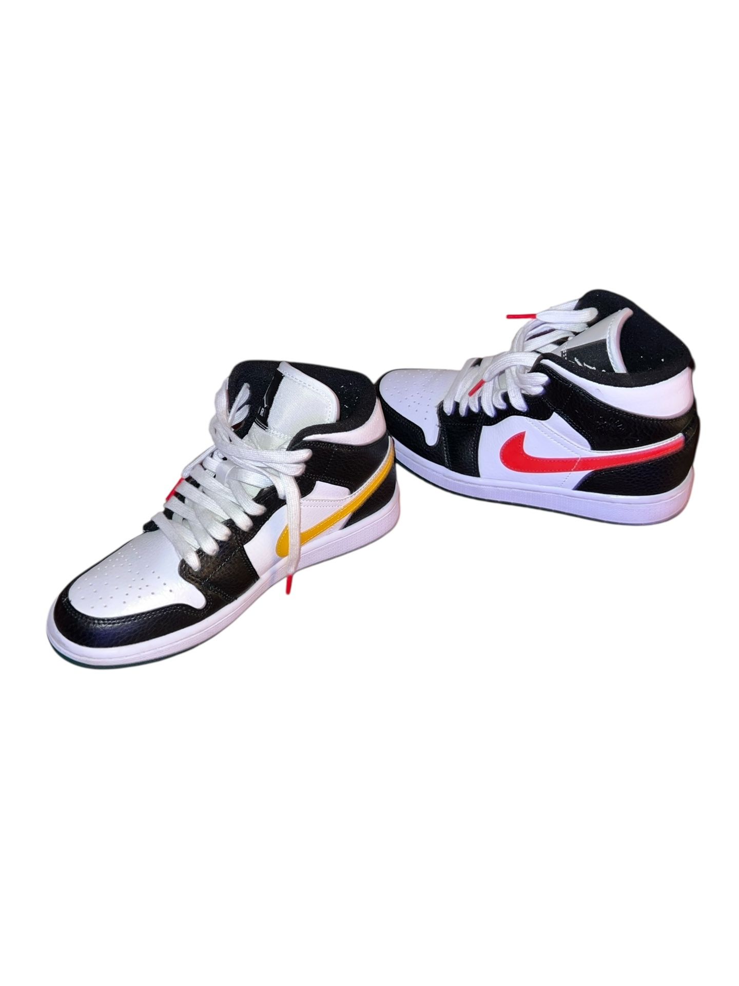 Air Jordan Mid Alternate Swoosh White Black Red BQ6472 063 Size