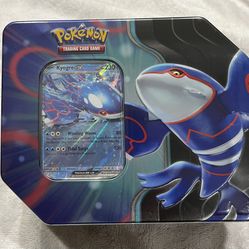 2025 POKEMON AZURE LEGENDS SEALED TIN WITH KYOGRE EX FOIL PROMO CARD