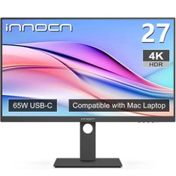 INNOCN 27 Inch 4K Monitor Computer UHD 3840 x 2160 LCD IPS Display, 27 