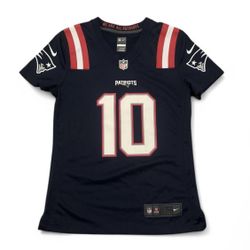 Patriots nfl on field nike navy jones jersey shirt 