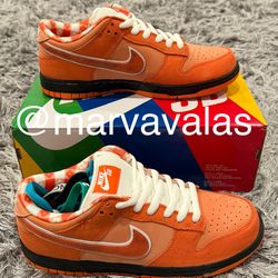 Nike SB Dunk Low Orange Lobster Special Box. Mens 10.5