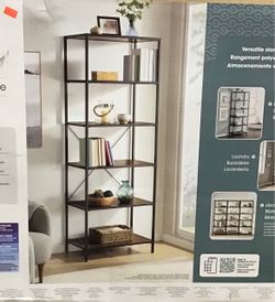 Brown Wooden Bookcase