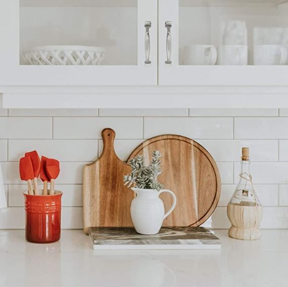 Time for a Refresh! Cabinet Pulls - Nickel Finished, 3.75"