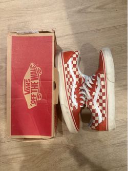 Red Checker Vans