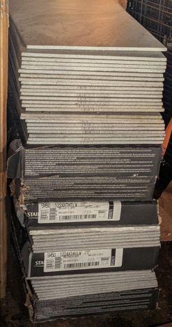 10 boxes Stainmaster 12x24 Porcelain tile.