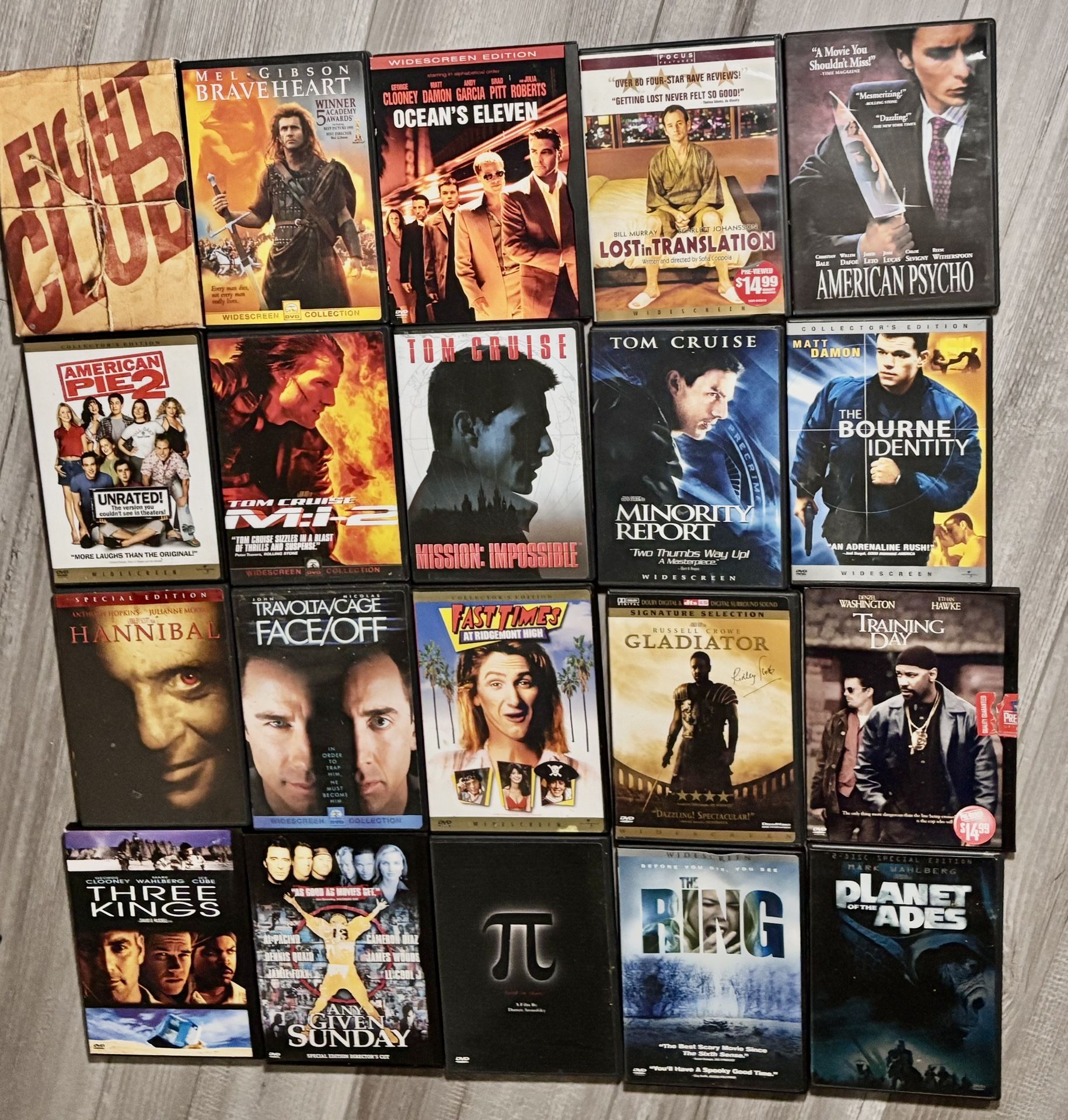 Set of 55 Classic DVDs