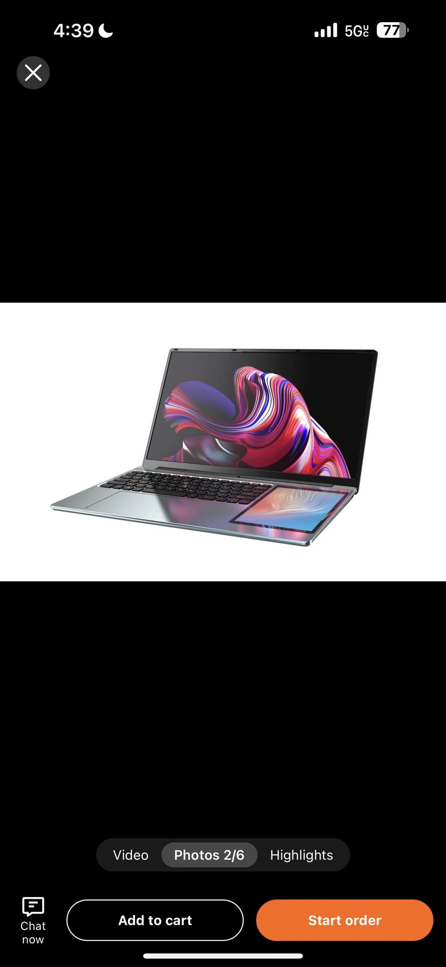 Brand: Tuofudun L10 12th Gen N100,Dual Screen Laptop, 15.6 Inch IPS + 7" Touch,8GB DDR4 1TB SSD,Slim Office Notebook PC Computer