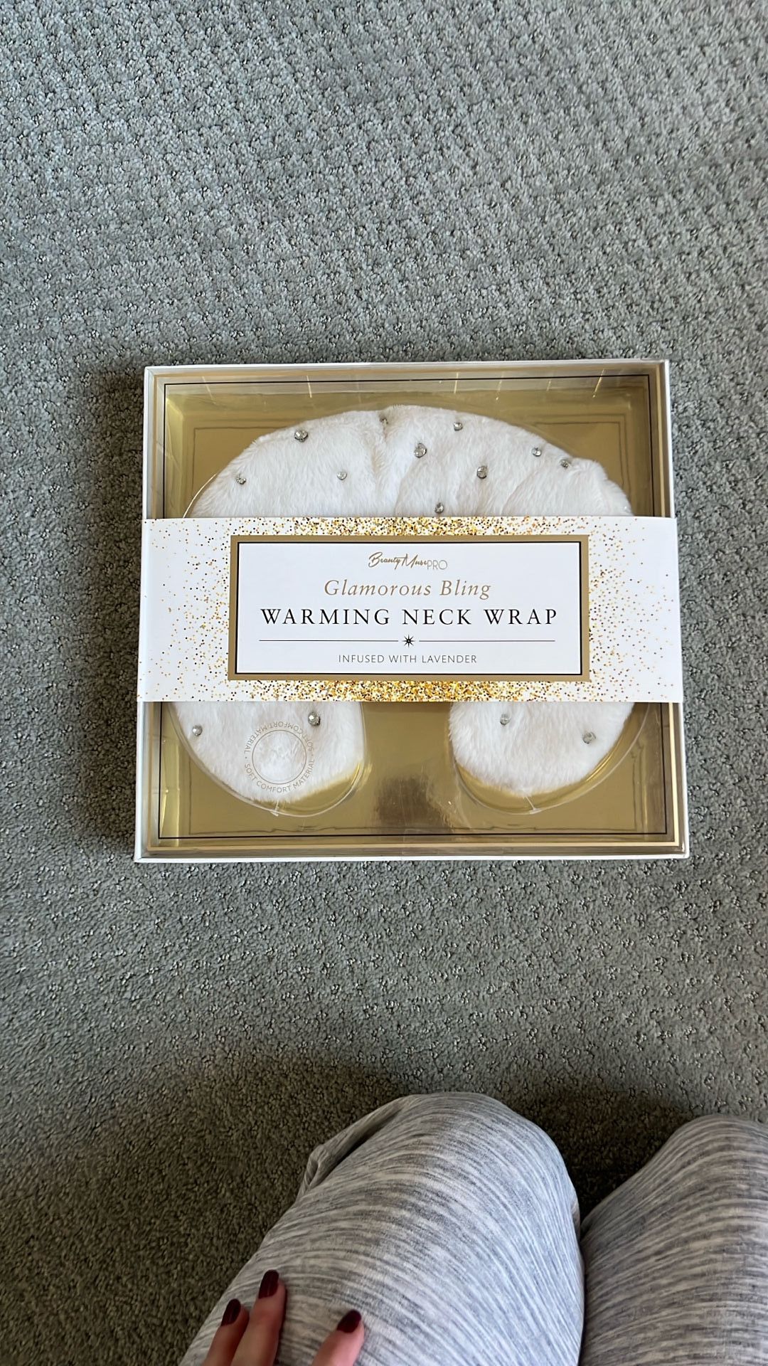 Warming Neck Wrap Infused With Lavender- Hot & Cold