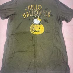 Xl Black Hello Kitty Halloween Goth T Shirt Costume 