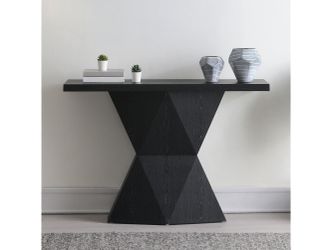 Dara Black Console Table