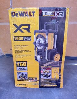 DEWALT 20V MAX 1600 PSI 1.2 GPM Cold Water Cordless Pressure Washer (Tool Only) 