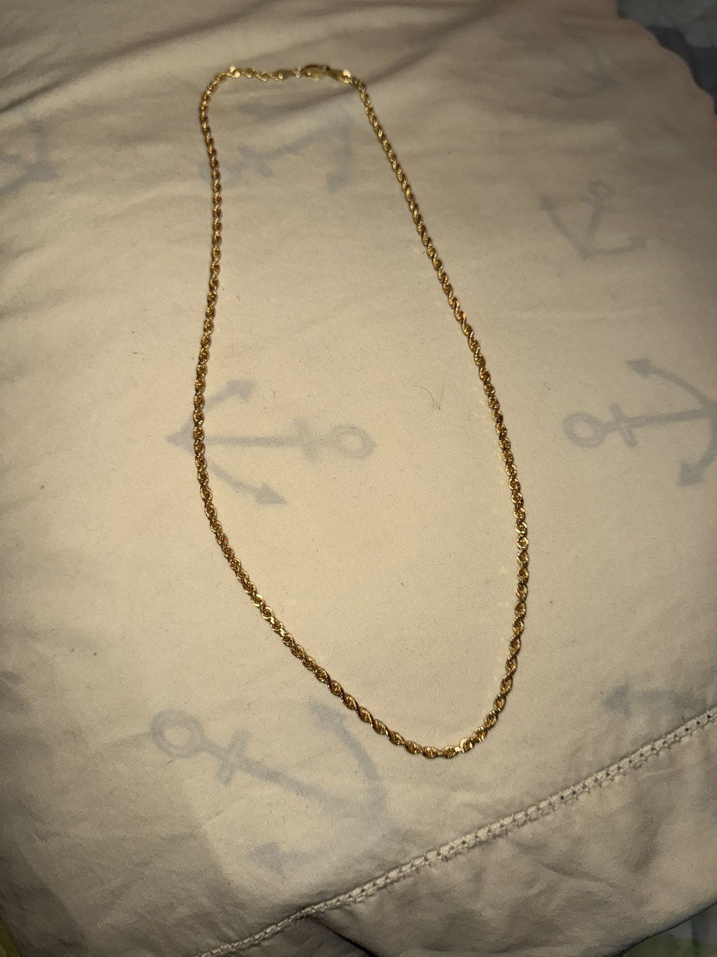 14k Gold Rope Chain 