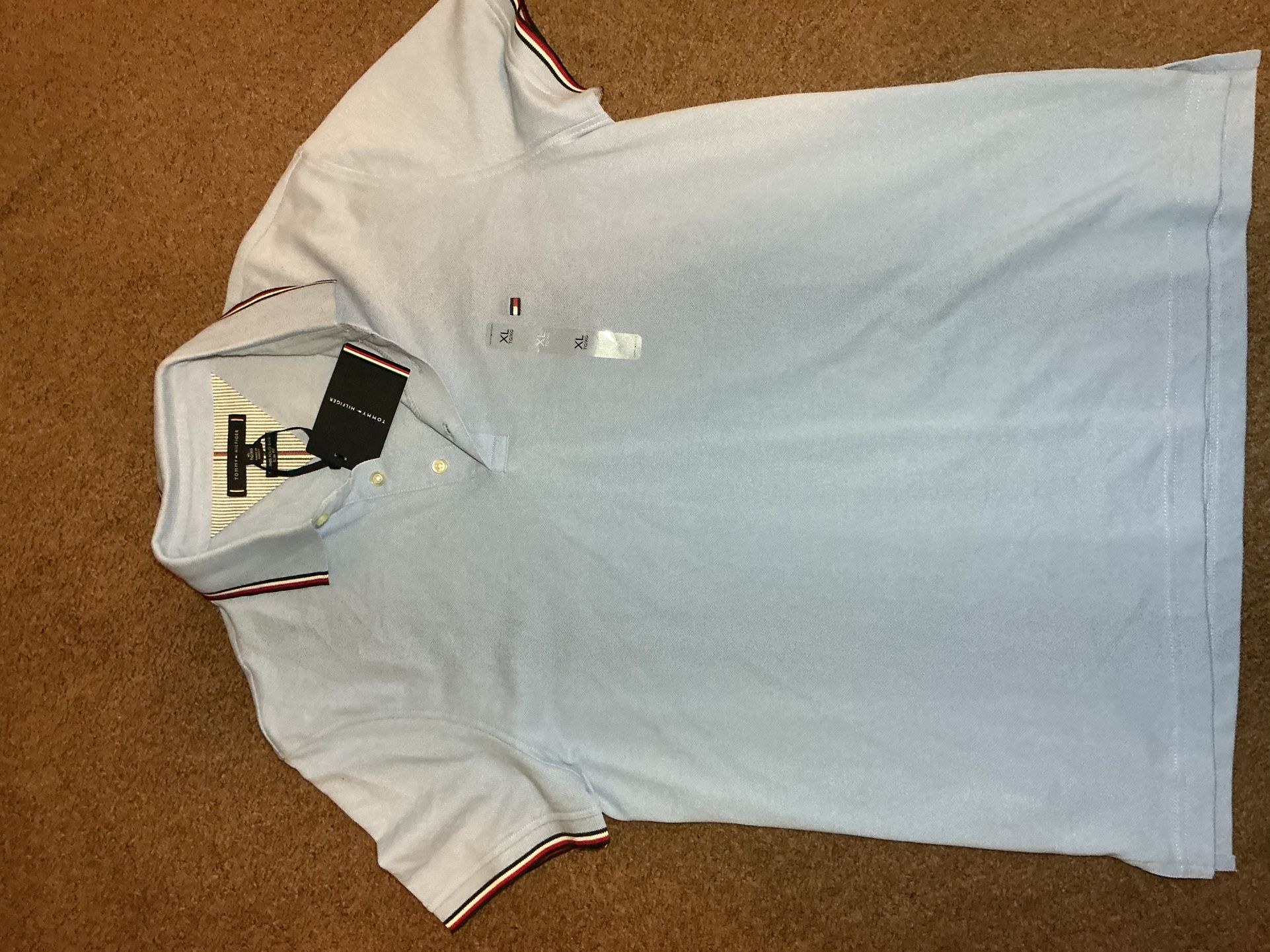 Tommy Hilfiger Light Blue Polo Shirt  