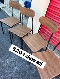 4 chairs for $20