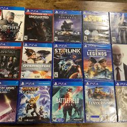 Play Station 4 PS4 Games Brand New Sealed 1 For 20$ Or 3 For 50$