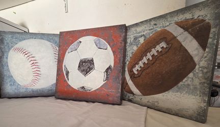 Soccer/Baseball/Football - Canvas 