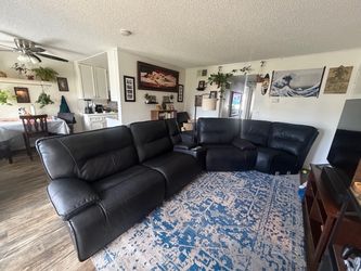 Recliner/ sectional leather couch