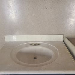 34.25" Vanity Top. Cultured Marlble
