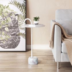 Will White Side Table