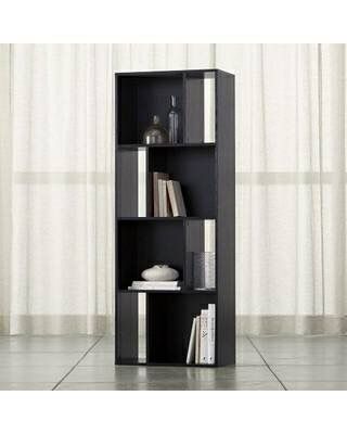 Crate & Barrel Shift 74" Bookcase bookshelf entertainment center