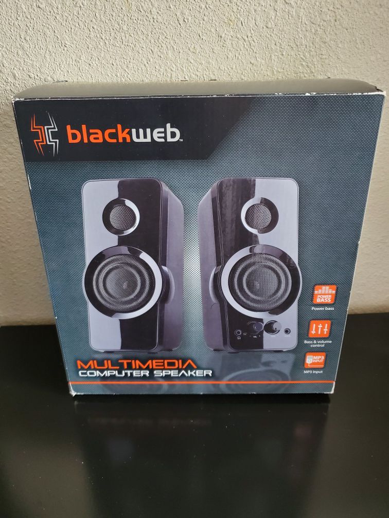 BlackWeb Computer Speaker