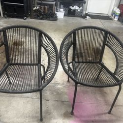 Pair Mid Century Modern Chairs 