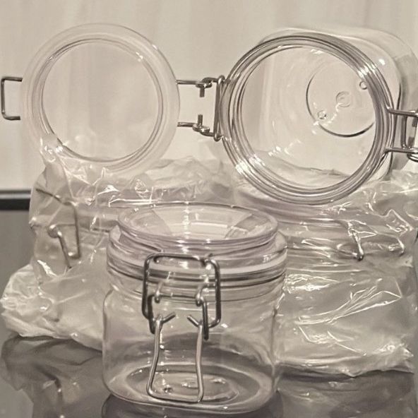 58 PET Jars (8oz) – New – Perfect for DIY & Crafting