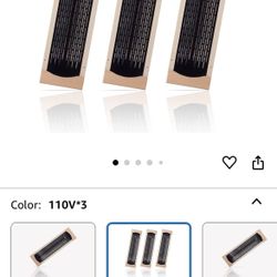 3Pcs Full Far Infrared Carbon Fiber Glass Red Light Heater Tube, Infrared Sauna Heater Tube Sauna Accessories, Heater, Infrared Suana Heating Tube for
