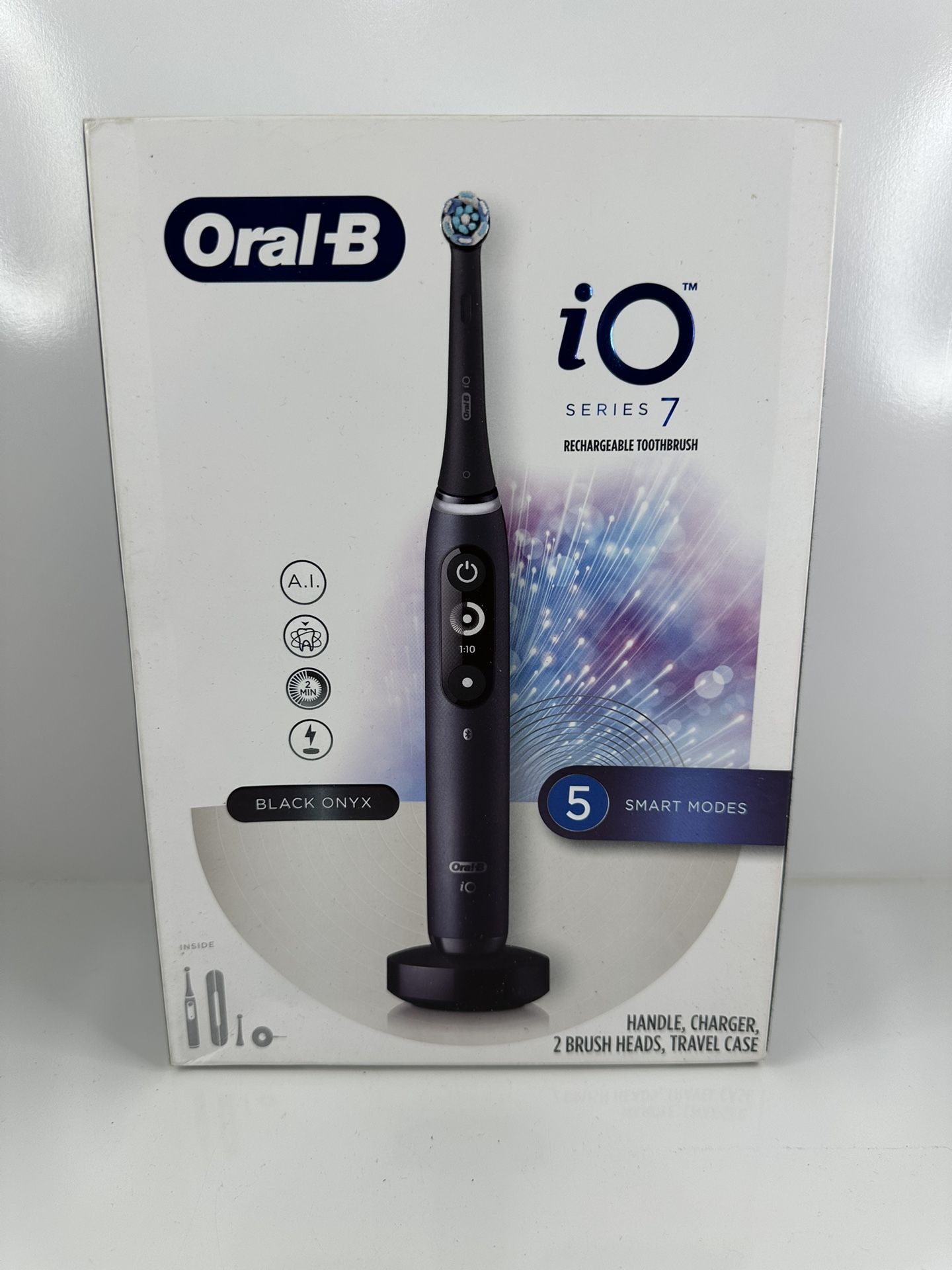 Oral-B iO Series 7 Electric Toothbrush Black Onyx NEW SEALED 5 Modes AI
