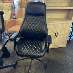 Home Office Desk Chair High Back Office Rubber Chair Casters Ergonomic Computer Chair with Lumbar Support Adjustable Height Rolling Swivel Chair Execu