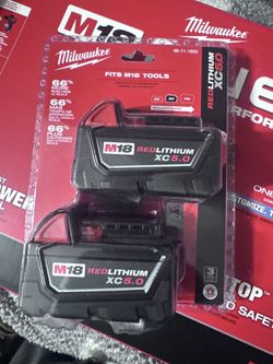Milwaukee M18 5.0 Batteries