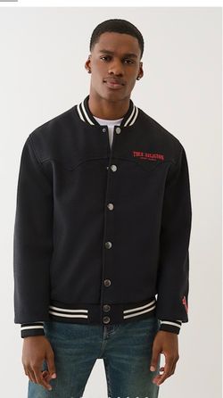 True Religion Varsity Jacket Brand New Large
