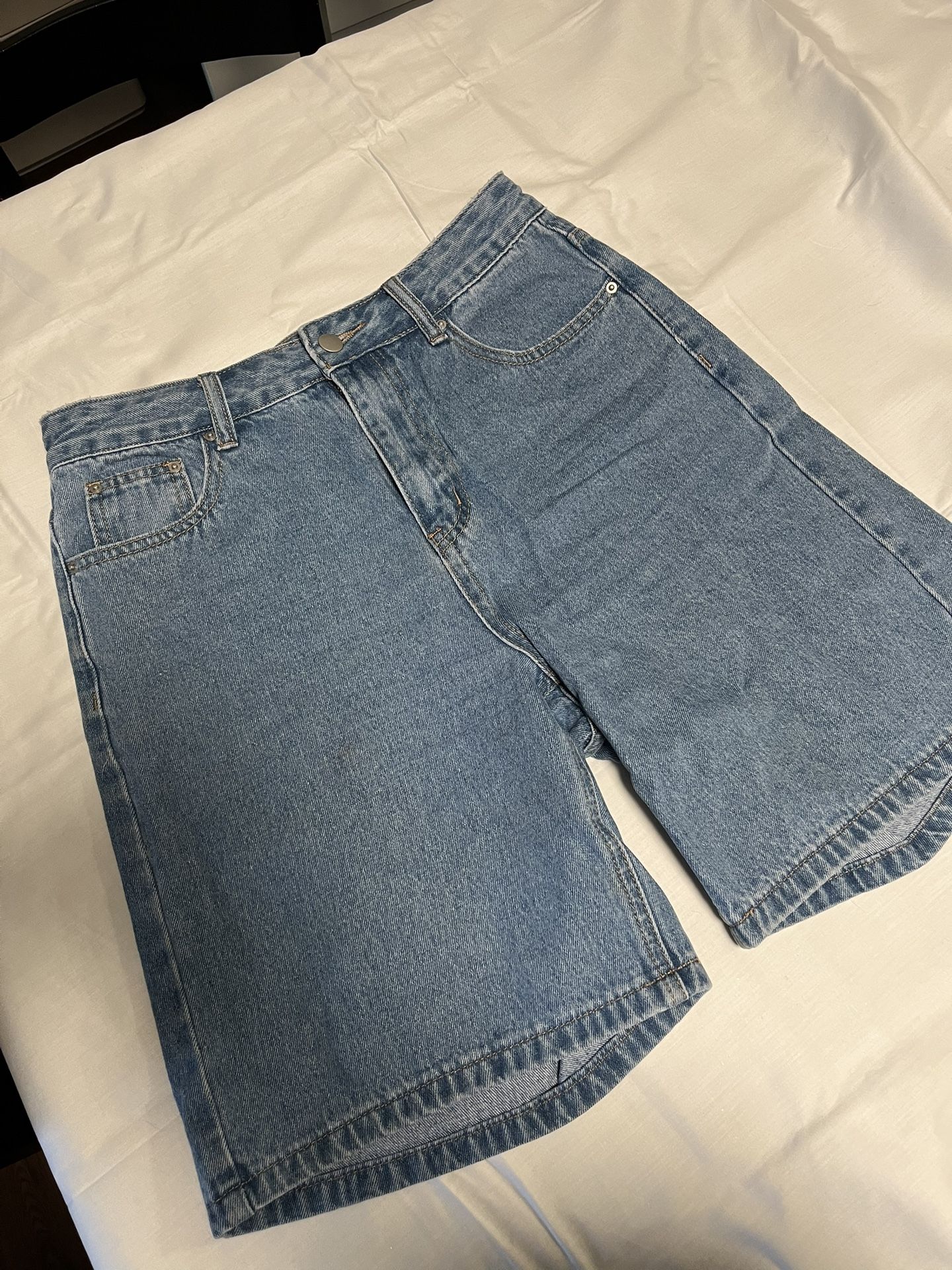Blue Denim Shorts
