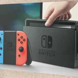 Nintendo Switch Neon Blue & Red