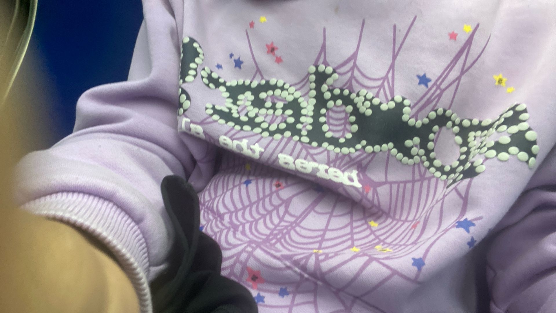 Light Purple Spider Hoodie