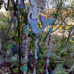 Handmade Beaded Mermaid Suncatcher/Mobile