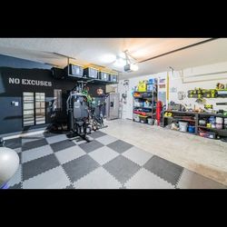 4 x 8 foot overhead garage storage rack